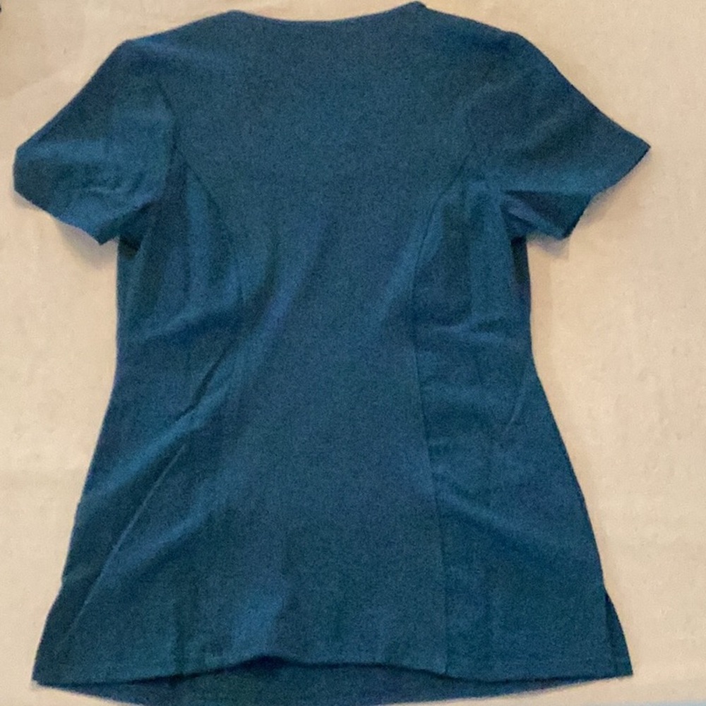Infinity by Cherokee Women’s Scrubs Caribbean Blue - Picture 9 of 10